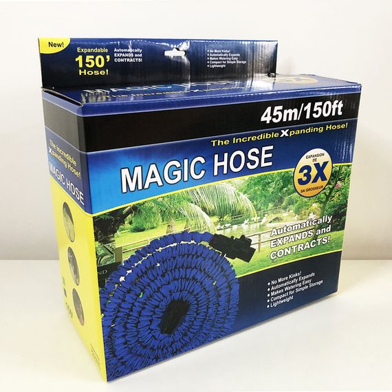 Поливочный шланг x hose Magic House 7.5м с РАСПЫЛИТЕЛЕМ, Чудо шланг гармошка, Шланг садовый мягкий, XH-535 | Зображення 1