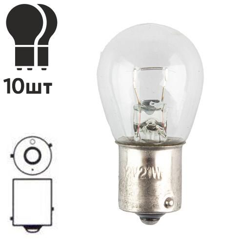 Лампа PULSO/габаритна S25/BAU15s/P21W 24В/21Вт clear/поворот/1 конт