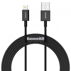 Кабель Baseus Superior Series Fast Charging Lightning 2.4A (2m) black