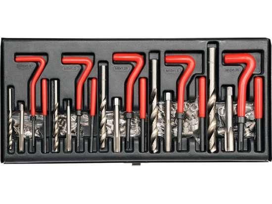 Набір ремонту різьби інструменту М5-М12 131 штука YATO YT-1763