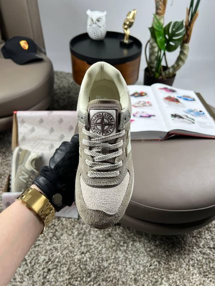 Жіночі кросівки 574 x Stone Island Olive White В3595 41 26-26.5 см | Зображення 6