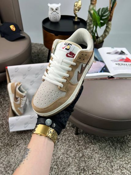 Кросівки SB Dunk Low SE “85 Double Swoosh Brown Grey , В'єтнам 41 26-26.5 см | Зображення 1