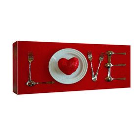 Картина на холсте Love 30х65 см (H3065_YM013)