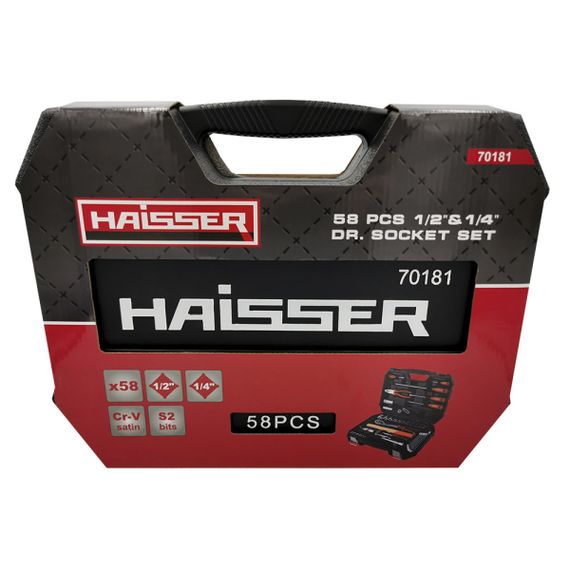 Набір інструментів професійний 58 од. Haisser 70181 | Зображення 1