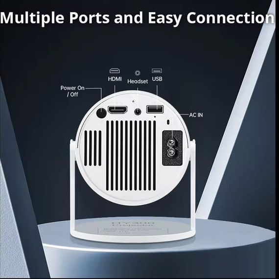 Проектор 4k Android HY300 White | Зображення 3