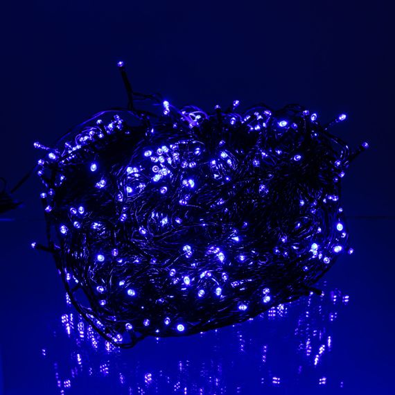 Світлодіодна гірлянда «Різдвяна фея» 100 м, 1000 LED, чорний дріт, IP65