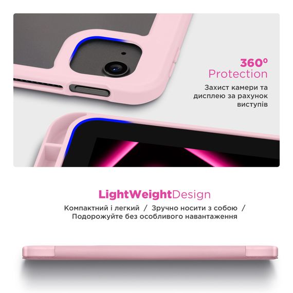 Чохол до планшета Armorstandart Y-Type PEN Samsung Galaxy Tab S9 / S9 FE / S10 FE Pink (ARM85522) | Зображення 5