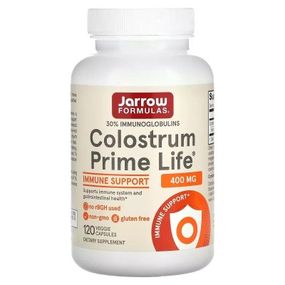 Витаминно-минеральный комплекс Jarrow Formulas Молозиво, 400 мг, Colostrum Prime Life, 120 вегетерианских