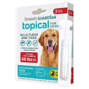 Sergeant’s Guardian Dogs сержантс гардиан капли от блох, клещей, комаров для собак от 30кг, 6мл