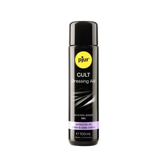 Змазка для латексу та гуми pjur Cult Dressing Aid 100 мл, для полегшення надягання фетиш-вбрання