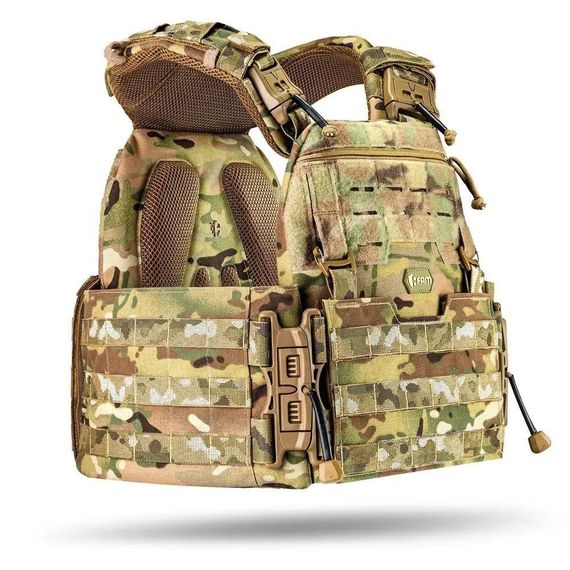 Комплект тактичного жилета М7 PRO GEN.2 15×30 та захисні пакети 2 рівня + 7 підсумків Мультикам | Зображення 7