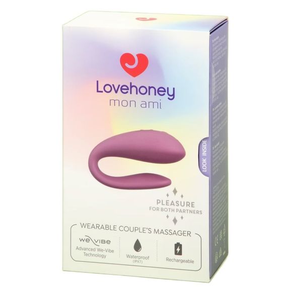 Вибратор для пар Lovehoney Mon Ami, фиолетовый Sex Aura | Зображення 4