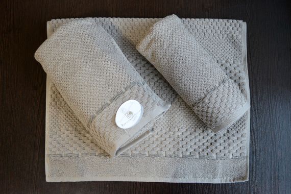 Набір рушників Pupilla Monet, 3 шт. Коричневий | Зображення 5