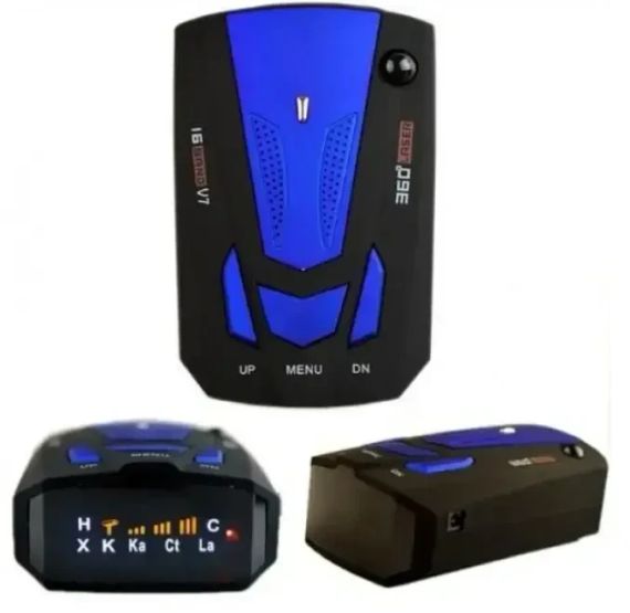 ОЧЕНКА! Антирадар світлодіодний GRB Radar Detector дисплей 16 BAND V7 360 градусів (Немає паковання 3379) | Зображення 2