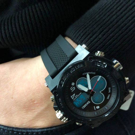 Новые командирские часы, Часы наручнные спортивные Мужские с пластиковым ремешком MY-37 | Зображення 9