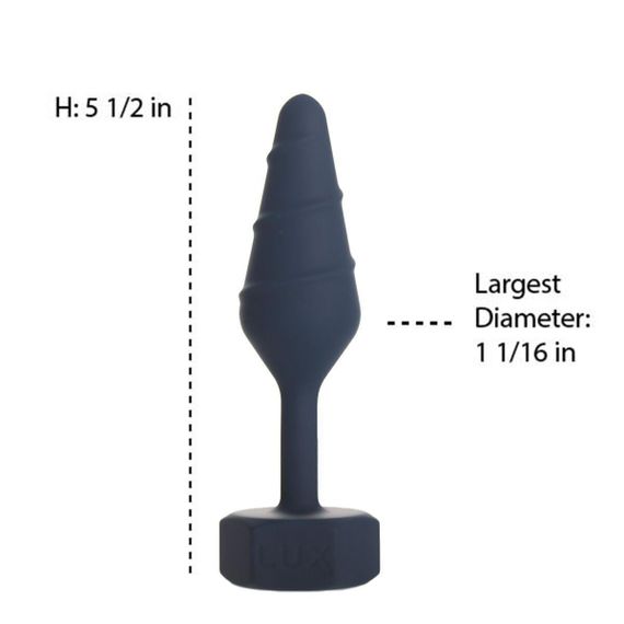 Анальна пробка Lux Active Twist Plug Small Blue (м'яте паковання!!!) Sex Aura | Зображення 4