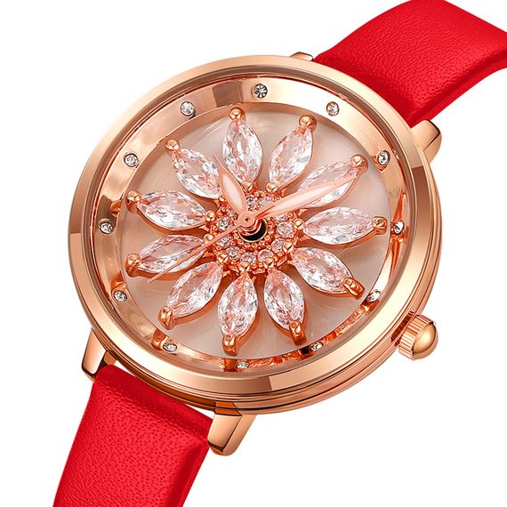 Жіночий годинник Skmei 2268MTRD Matte Red | Зображення 1