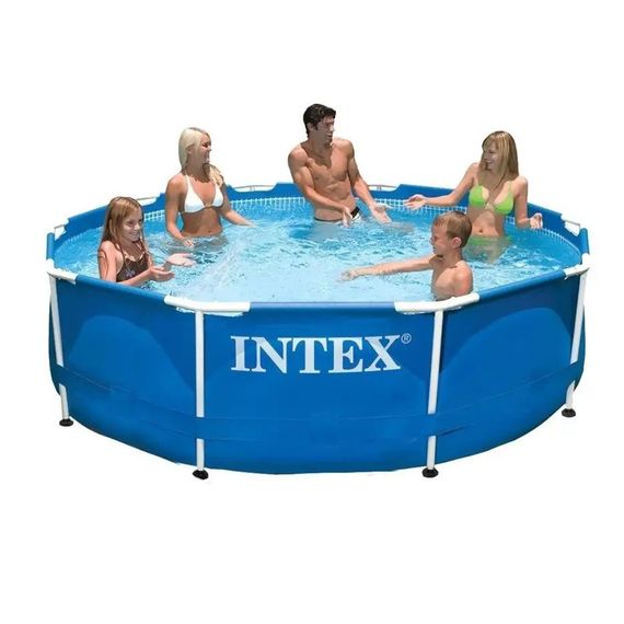 Каркасний басейн Intex 28200 (305-76 см), 4485 л. Круглий | Зображення 1