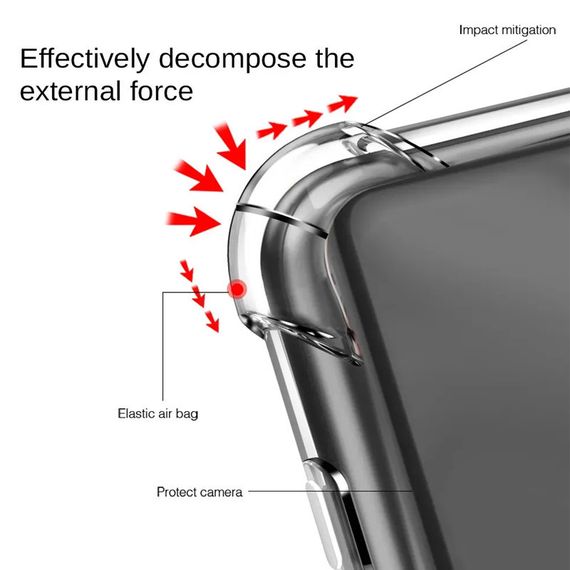 TPU чехол GETMAN Ease logo усиленные углы Full Camera для Xiaomi 13T / 13T Pro | Зображення 2