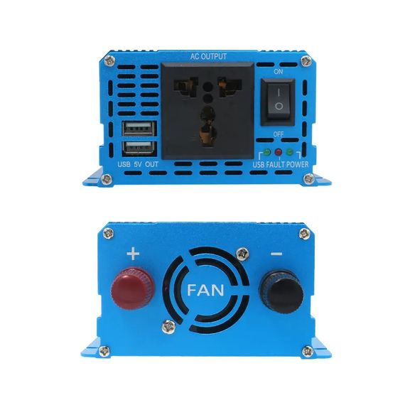 Инвертор преобразователь напряжения с 12V на 220V XPRO jarrett 2000W синий (41432-_3763) | Зображення 3