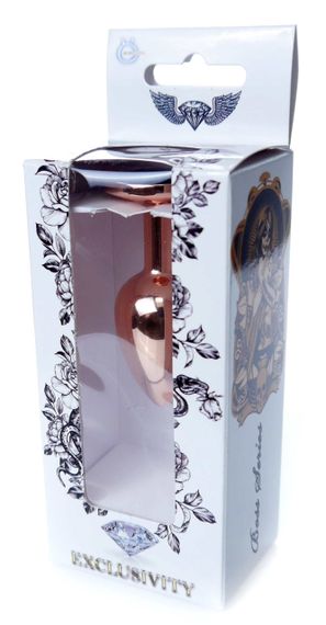 Анальний затор Boss Series - Jewellery Red Gold PLUG Black S, BS6400111 Sex Aura | Зображення 6