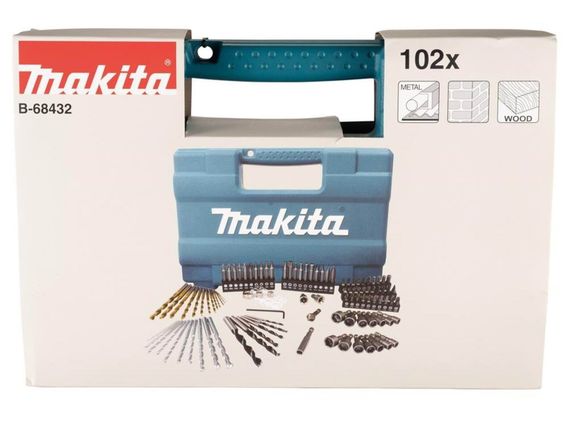 Набір біт та свердл (102 предмети) Makita B-68432 | Зображення 3