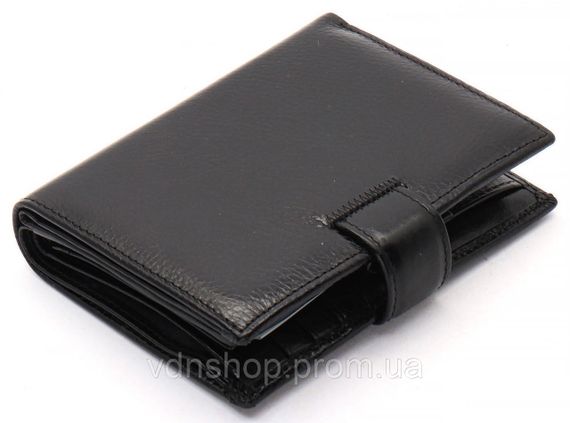 Чорне чоловіче портмоне з натуральної шкіри з відділенням під автодокументи Marco Coverna MC-2090H-1 | Зображення 3