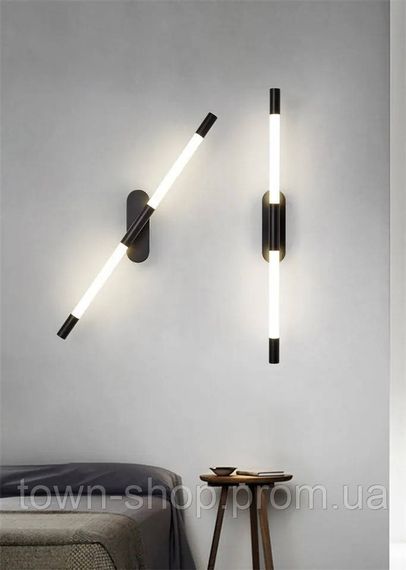 Бра настенное LED YG916/1000-bk-k Черный 7х5х100 см. | Зображення 1