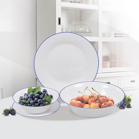 Столовый сервиз Maestro Blue line MR-30052-19S, 19 предметов, на 6 персон | Зображення 1