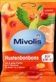 Витамины для детей Миволис "Mivolis", леденцы, без сахара