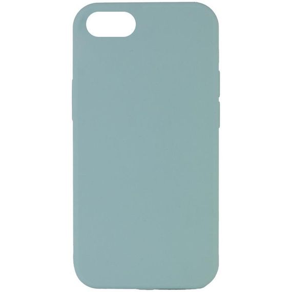 Чехол Silicone Case Full Protective (AA) NO LOGO для Apple iPhone SE (2020) Бирюзовый / Turquoise