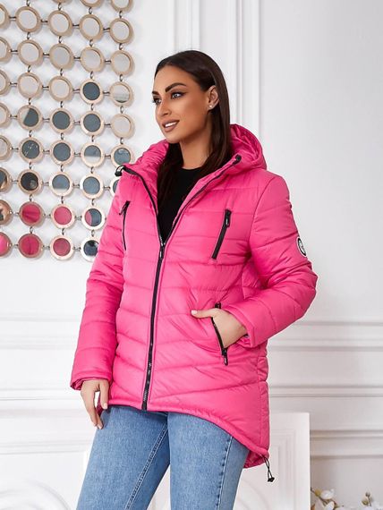 Елегантна жіноча парка, арт. 300, малина | Зображення 5