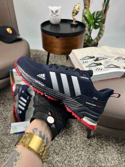 Чоловічі кросівки Marathon Pro+ Navy Red текстиль  весна / лето / осень A3620 44 28 см | Зображення 8