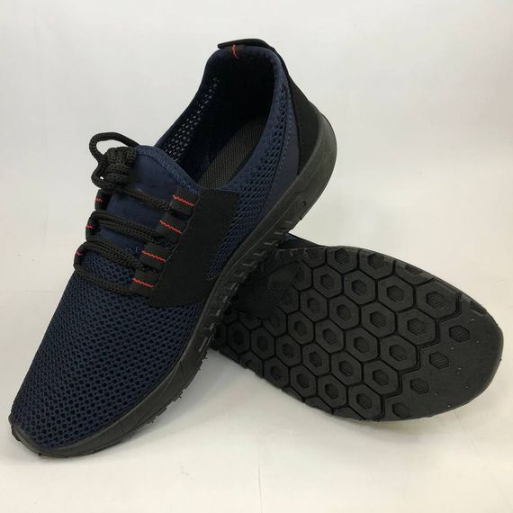 Кросівки чоловічі 41 розмір. Літні кросівки, молодіжні кросівки. Модель 39146. Колір: синій | Зображення 1