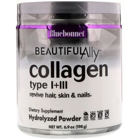 Коллаген Bluebonnet Nutrition Beautiful Ally, Collagen Type I + III, 6.9 Oz 198 g /30 servings/ BLB1508