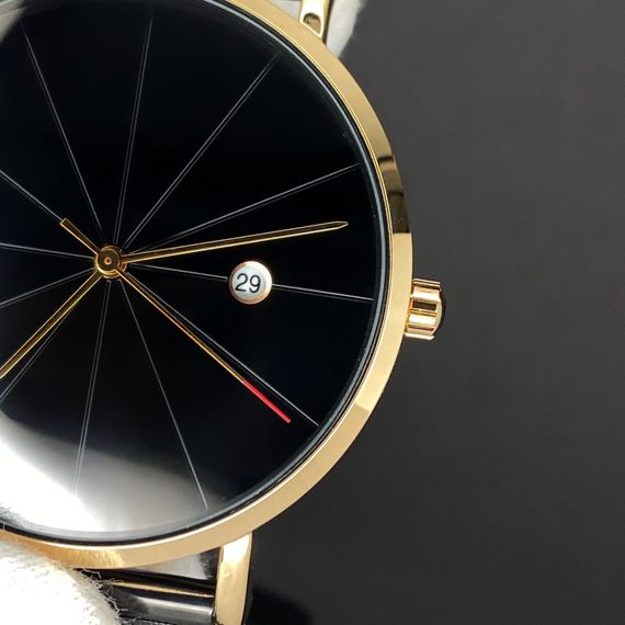 Чоловічий годинник Skmei 9183RGBK Black-Rose Gold | Зображення 5