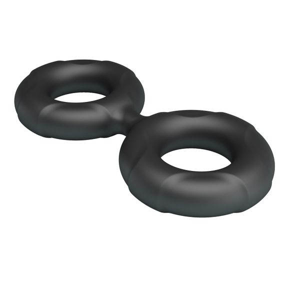 Ерекційне кільце Crazy Bull Super Soft Silicone Radwan, чорне Sex Aura | Зображення 4