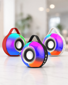Колонка Bluetooth SY-333 / Аккумуляторная колонка с LED подсветкой / Акустическая колонка переносная