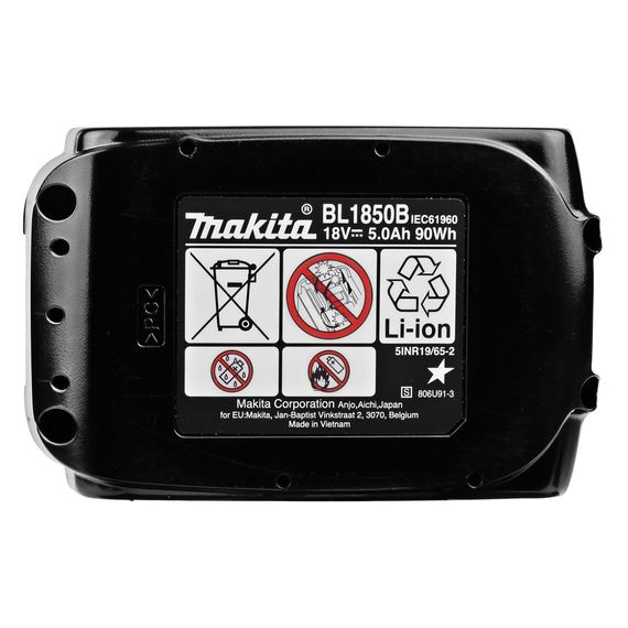 Аккумулятор Makita Li-ion BL1850B 18В 5.0 Ah | Зображення 2