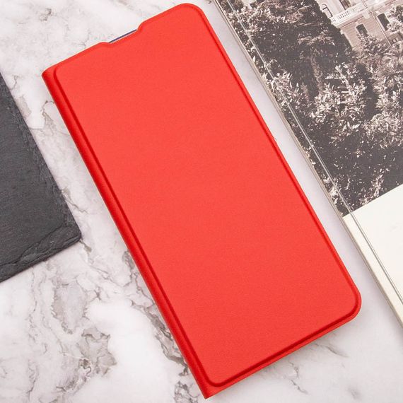 Шкіряний чохол-книжка GETMAN Elegant (PU) для Samsung Galaxy A04e Штучна шкіра, Слот для візитки, Червоний | Зображення 6