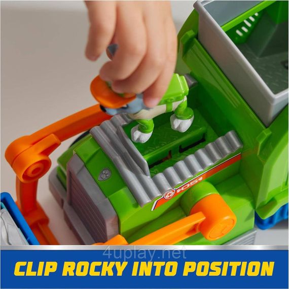 Щенячий патруль Великий рятувальний автомобіль-трансформер з водієм Роккі Оригінал Paw Patrol | Зображення 2