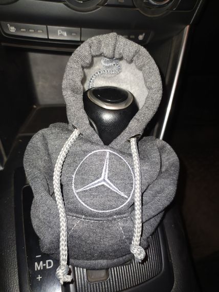 Чохол кофта Худі аксесуар на КПП  Car Hoodie мерседес Mercedes сірий подарунок автомобілісту 10070
