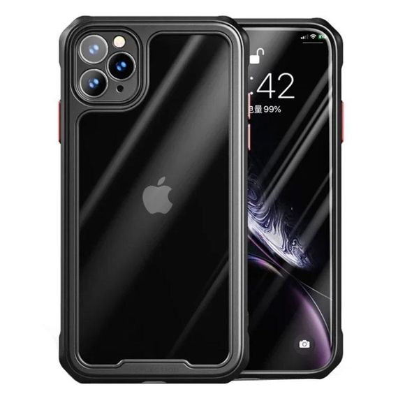 Протиударний бампер чохол Primolux Refraction Case для смартфона Apple iPhone 11 Pro - Black | Зображення 1