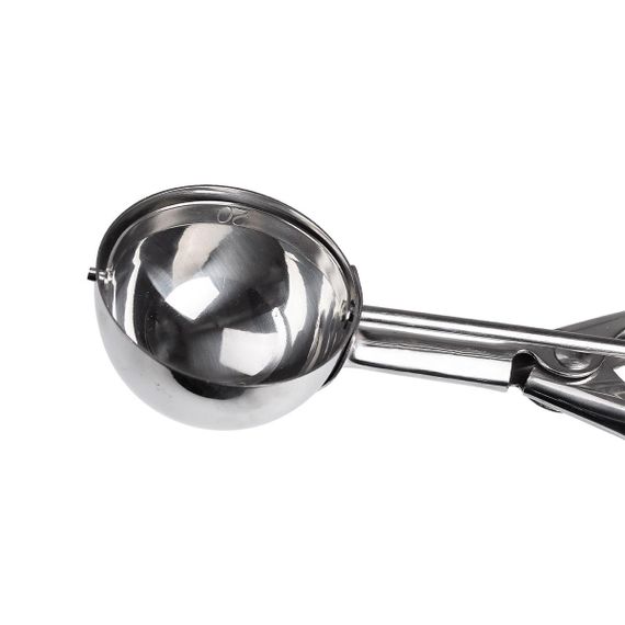 Кругла ложка для морозива 21×6.5×3.5 см з нержавіючої сталі HP-19-20-5.4x21.3CM | Зображення 3