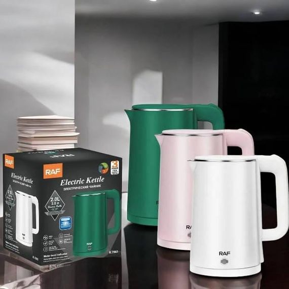 Чайник электрический 2,0L RAF R7863 Розовый