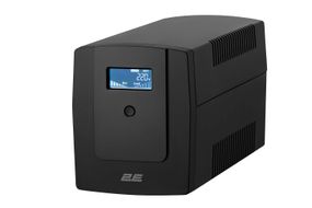 Джерело безперебійного живлення 2E  DD1200, 1200VA/720W, LCD, USB, 3xSchuko (2E-DD1200)