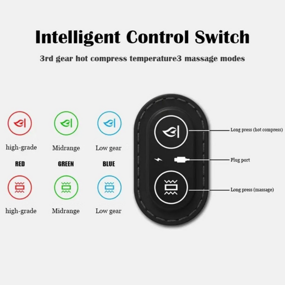 Масажна подушка для шиї м'яка PILLOW, компактний розмір, працює від USB | Зображення 9