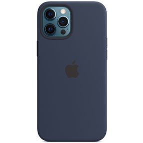 Чохол Silicone Case Original Full Cover для Apple iPhone 12 Pro Max Синій / Deep navy