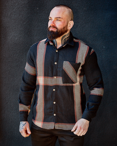 Тепла Сорочка Мадрид чорний S