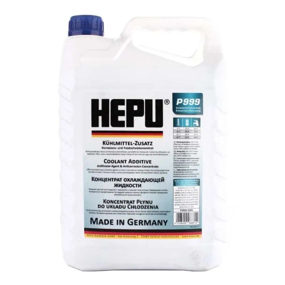 Антифриз HEPU BLUE G11 концентрат (Каністра 5л)